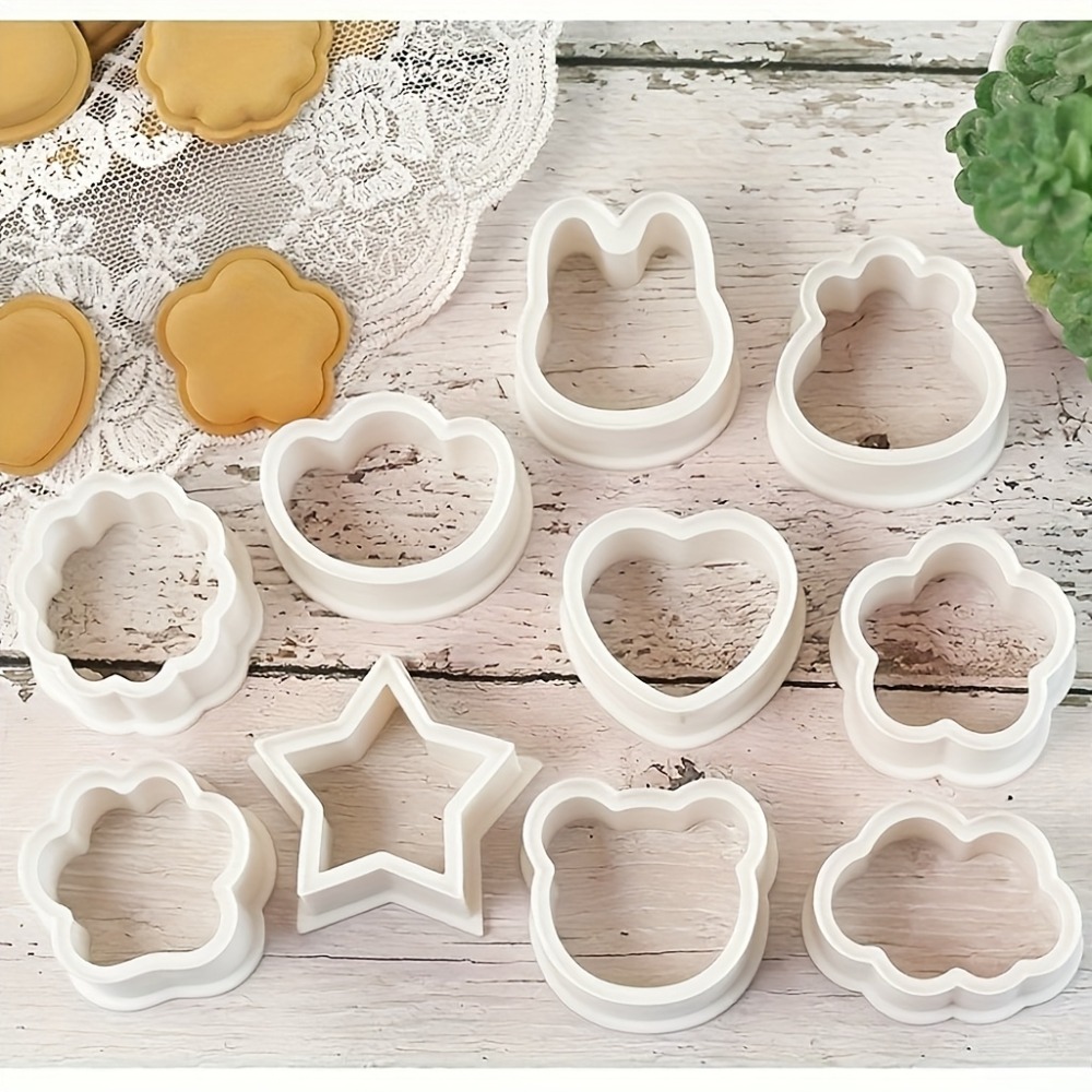 Cookies Pack - 10 szt. Wykrawaczy do ciastek i